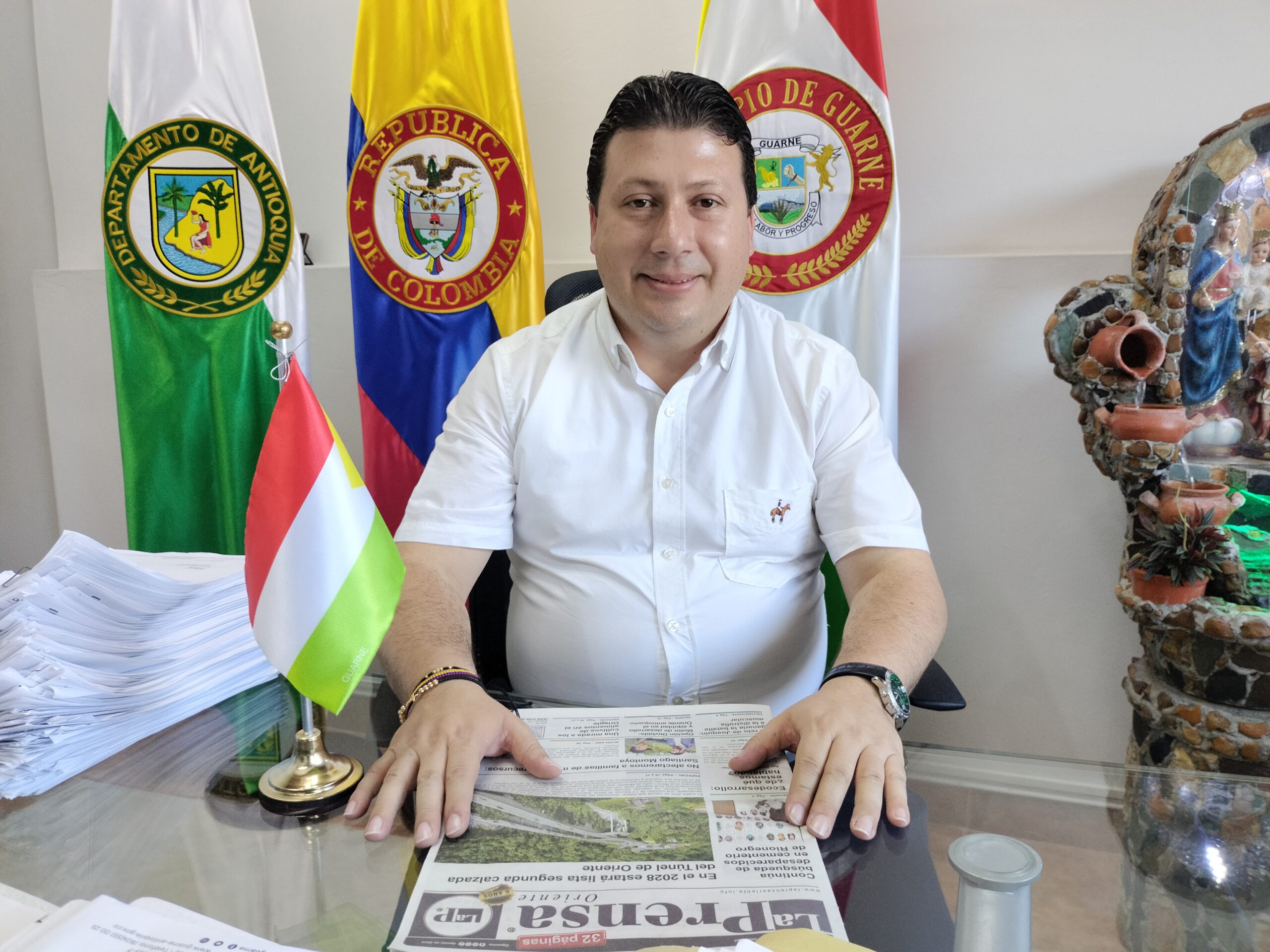 Mauricio Grisales Gallego, alcalde de Guarne