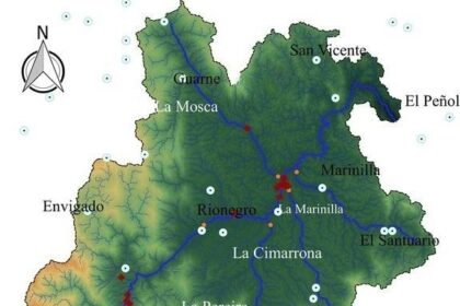 La jurisdicción de la cuenca del rio Negro recorre 9 municipios del Oriente antioqueño – Imagen: Cortesía